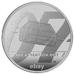 2020 Great Britain £2 James Bond 007 Pay Attention 1 oz Silver Coin NGC PF 69
