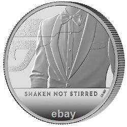 2020 Great Britain James Bond Shaken Not Stirred 1 oz Silver Coin NGC PF 70