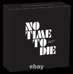 2020 JAMES BOND 007 NO TIME TO DIE 1oz. 9999 SILVER PROOF $1 COIN