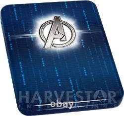 2020 Marvel Avengers Logo Coin 1 Oz. Silver Coin Ngc Pf70 First Release