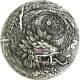 2020 Niue Aztec Dragon 2oz Uhr Antiqued Silver Coin With Azurite Only 500 Made