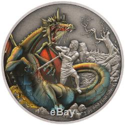 2020 Niue Mythical Dragons of World Norse Dragon 2 oz Silver $5 Coin SKU61130