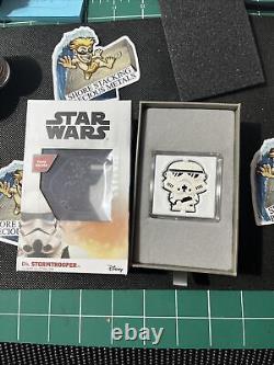 2020 Niue New Zealand Star Wars Chibi Coin Stormtrooper 1 Oz Silver