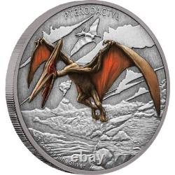 2020 Pterodactyl Dinosaurs 1oz Fine Silver Coin Niue NZ Mint