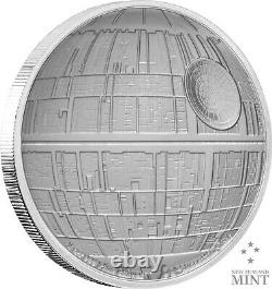 2020 STAR WARS DEATH STAR 1 OZ. SILVER COIN Present / Gift