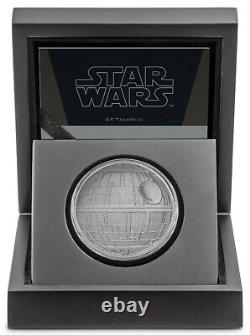 2020 STAR WARS DEATH STAR 1 OZ. SILVER COIN Present / Gift