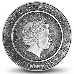 2020 Self Portrait of Vincent Van Gogh 2 oz Pure Silver High Relief Coin