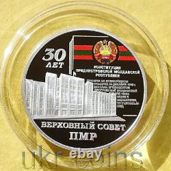 2020 Transnistria Moldova Silver Proof Coin 30 years of Supreme Council of PMR