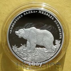 2020 Transnistria Prehistoric Animal Cave Bear Silver Proof Coin Pleistocene Era