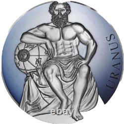 2020 Uranus Planets and Gods 3 oz Pure Silver Coin