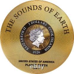 2020 Voyager Golden Record The Sounds of Earth 1/2 oz Fine Silver Coin