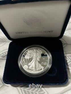 2020-W American Silver Eagle Proof V75 Privy Mark End of World War II Coin
