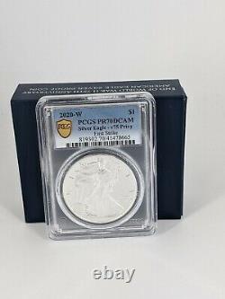2020-W End of World War II 75th Anniversary Silver Eagle v75 PCGS PR70 SHIPS NOW