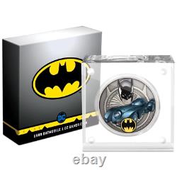 2021 1989 Batmobile DC comics 1 oz pure silver proof colored coin