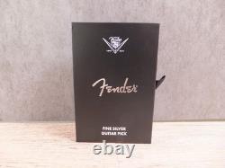 2021 $2 Soloman Islands Fender Guitar Pick PAMP 1 oz 999.9 Silver Colorized NEW