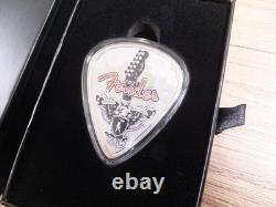 2021 $2 Soloman Islands Fender Guitar Pick PAMP 1 oz 999.9 Silver Colorized NEW