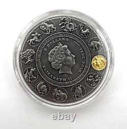 2021 Augean Stables twelve Labours of Hercules 2 oz pure silver coin