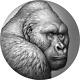2021 Cameroon Expressions Wildlife Mountain Gorilla 2 Oz Silver Coin 500 Made