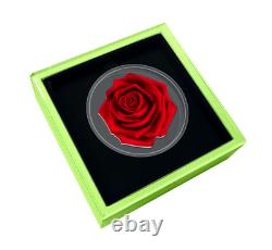 2021 Enchanting Rose world enchanting flower 1 oz fine silver proof coin