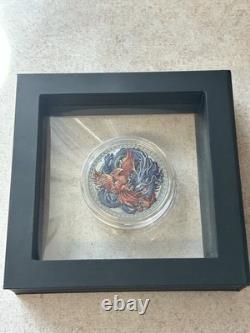 2021 Ghana Phoenix and Dragon Oriental Culture Collection Antique Silver Coin