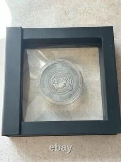 2021 Ghana Phoenix and Dragon Oriental Culture Collection Antique Silver Coin