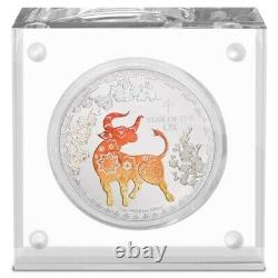 2021 Lunar Year of the Ox 1oz Pure Silver Proof Coin Niue