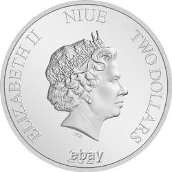 2021 Lunar Year of the Ox 1oz Pure Silver Proof Coin Niue