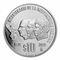 2021 Mexico 2-Coin Silver Independence Set with Box & COA SKU#248804