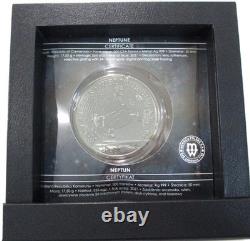 2021 Neptune Planet Solar System Silver Coin 500 Francs Republic Of Cameroon