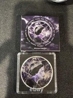2021 Niue Empress 1oz Colorized. 999 Silver Coin