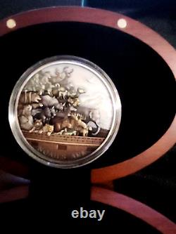 2021 Noahs ark 5 oz silver coin
