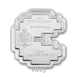 2021 PAC-MAN 40th Anniversary 1oz Silver Colorized Coin