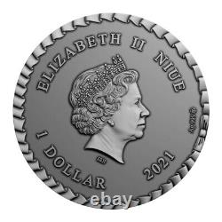 2021 Princess and the PEA Fairy Tales 1 oz pure silver coin