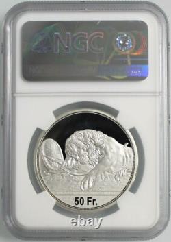 2021 Switzerland Swiss Shooting Festival Silver 50F Hab-112a NGC PF70 UCAM