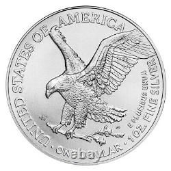 2022 1 oz Silver American Eagle $1Coin BU(Lot of 5)