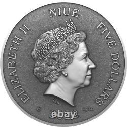 2022 2 oz WILD SCENERY Silver Coin Nature Niue