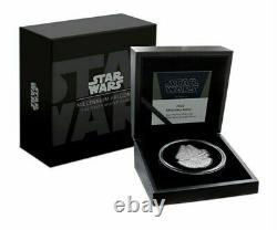 2022 3 oz. Pure Silver Coin Star Wars Millennium Falcon, Low Mintage Of 3,000