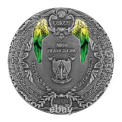 2022 Cameroon ARCHANGEL RAPHAEL 2 oz Silver Coin MS 70