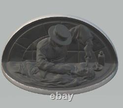 2022 Chad 10000 Francs PLAGUE DOCTOR -'THE VACCINATOR' 3.25oz Silver Coin