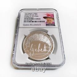 2022 GREAT BRITAIN Charity & Patronage SILVER COIN QE II NGC Label PF 70 UC