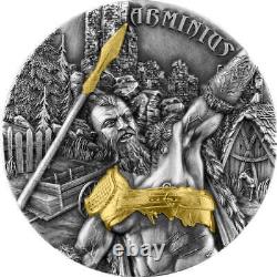 2022 Germania Mint Warriors ARMINIUS 2 oz Silver Antique Coin