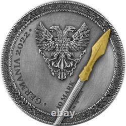 2022 Germania Mint Warriors ARMINIUS 2 oz Silver Antique Coin