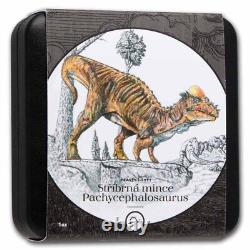 2022 Niue 1 oz Silver Prehistoric World Pachycephalosaurus