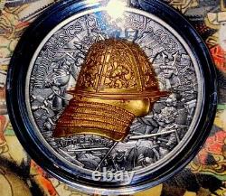 2022 Republic of Chad History of War To Protect Ultra High Relief 2 oz Silv