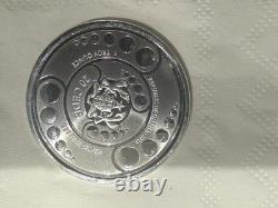 2022 Republic of Ghana 20 Cedis The Grey 1 Troy Oz. 999 Fine Silver Coin