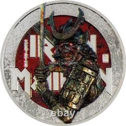 2022 Senjutsu Iron Maiden 2 oz silver coin Cook Islands