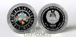 2022 Transnistria Wonderful School Years 1 Oz Silver Colored Coin Mintage 20