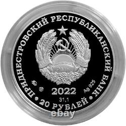 2022 Transnistria Wonderful School Years 1 Oz Silver Colored Coin Mintage 20