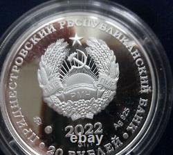 2022 Transnistria Wonderful School Years 1 Oz Silver Colored Coin Mintage 20