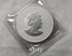 2023 2 oz Australian. 999 Silver Coin Mother & Baby Kangaroo/ Queen Elizabeth